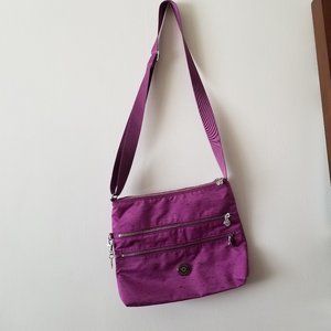 NWOT Purple Kipling Alvar Crossbody Bag